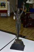 AFTER DEMETRE CHIPARUIS, 'Starfish Dancer', cast and patinated Art bronze, female figure standing on