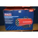 A BRAND NEW IN BOX SEALEY PL41 PROPANE SPACE HEATER