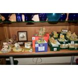 NINETEEN LILLIPUT LANE SCULPTURES/PLAQUES, 'Scroll On The Wall' (deeds) two French Collection 'La