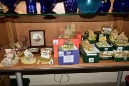 NINETEEN LILLIPUT LANE SCULPTURES/PLAQUES, 'Scroll On The Wall' (deeds) two French Collection 'La