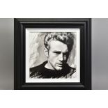 JEN ALLEN (BRITISH 1979), 'James Dean', a Limited Edition print of the iconic movie star, 15/195,