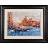 GARY BENFIELD (BRITISH 1965), 'Santa Maria', a hand embellished Limited Edition print of Venice,