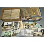 TWO BOXES OF POSTCARDS, containing approximately 1700-1800 Edwardian - mid 20th Century thematic