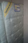 A SLEEPMASTER ORTHOPEDIC SINGLE DIVAN BED AND MATTRESS, width 91cm (matches Lot 1102)