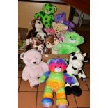 A COLLECTION OF BUILD-A-BEAR WORKSHOP TEDDY BEARS AND OTHER SOFT TOYS, all appear complete and in