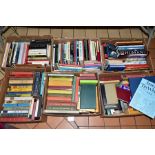 SIX BOXES OF BOOKS, to include approximately fifty Folio Society books, subjects include History,