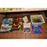 A QUANTITY OF MECCANO, to include a box of magazines from 1946 to 1960's, a boxed Meccano 2 kit (not