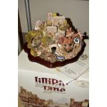 A BOXED LIMITED EDITION LILLIPUT LANE SCULPTURE, 'St Peter's Cove' No 1732, with certificate,