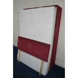 AN ELECTRIC 4' 6'' BED FRAME, with memory foam mattress