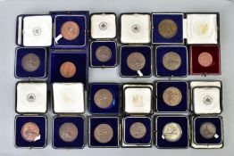 FIFTEEN ASSORTED ROYAL TOURNAMENT BOXED MEDALS, all medals named to Captain A.W.Byrne T.D.London