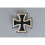 A WWI ERA INPERIAL GERMAN IRON CROSS 1ST CLASS, magnetic three core construction, 44mm x 44mm, solid