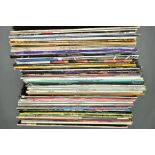 A TRAY OF OVER SEVENTY LP'S AND 12'' SINGLES including Pink Floyd, The Lurkers, The Skids, The