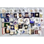 A LARGE COLLECTION OF ASSORTED MILITARY SHOOTING BOX and other sports medals boxed/plastic enveloped