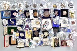 A LARGE COLLECTION OF ASSORTED MILITARY SHOOTING BOX and other sports medals boxed/plastic enveloped