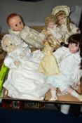 AN ALRESFORD CRAFTS COLLECTORS DOLL, c.1980, with a quantity of other collectors and toy dolls, to