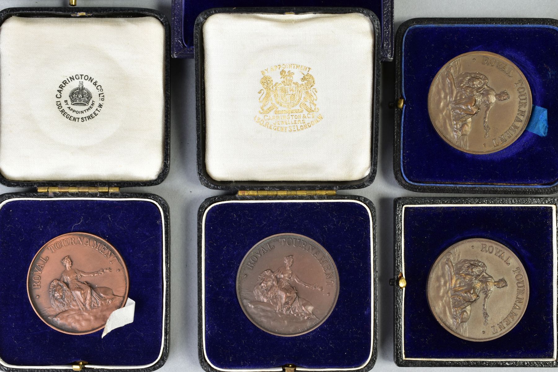 FIFTEEN ASSORTED ROYAL TOURNAMENT BOXED MEDALS, all medals named to Captain A.W.Byrne T.D.London - Image 5 of 5