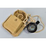 A.T.G. CO. LTD , LONDON MILITARY ISSUE COMPASS, No 8 dated 1940 MKIII serial numbered 81312 black