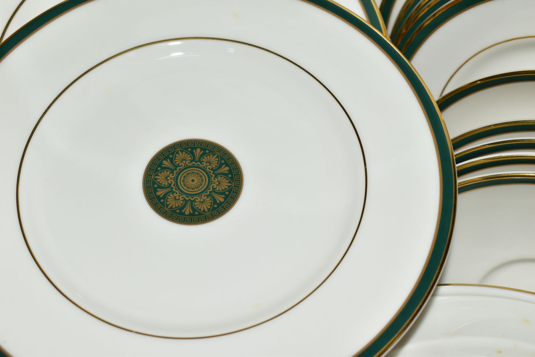 DINNER AND TEAWARES etc, to include Royal Doulton 'Oxford Green' comprising ten each of dinner - Image 9 of 9