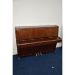 A WEINBACK MAHOGANY UPRIGHT PIANO, serial number 214421