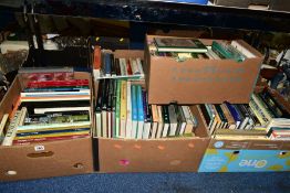 SIX BOXES OF BOOKS, including history, gardening, travel, art etc (6 boxes)