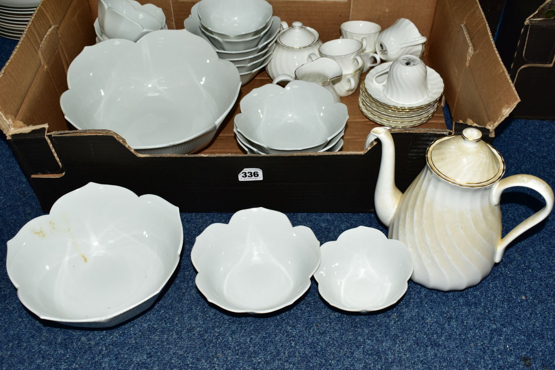 DINNER AND TEAWARES etc, to include Royal Doulton 'Oxford Green' comprising ten each of dinner - Image 2 of 9