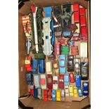 A QUANTITY OF UNBOXED AND ASSORTED PLAYWORN DIECAST VEHICLES, including Matchbox Vauxhall Cresta, No