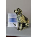 APRIL SHEPHERD (BRITISH CONTEMPORARY), 'Paying Attention', a limited edition cold cast porcelain