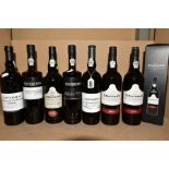 EIGHT BOTTLES OF PORT, comprising a bottle of Taylor's Quinta de Vargelas 1998, bottled 2000, 20.