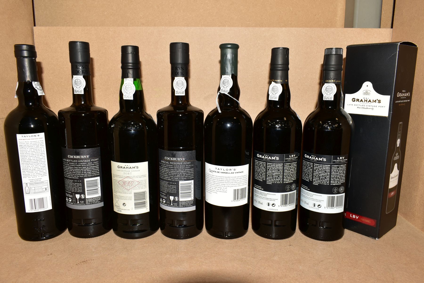 EIGHT BOTTLES OF PORT, comprising a bottle of Taylor's Quinta de Vargelas 1998, bottled 2000, 20. - Image 2 of 2