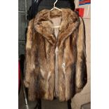 A LADIES FUR COAT