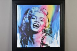 JEN ALLEN (BRITISH 1979), 'The Showgirl', a limited edition print of Marilyn Monroe, 64/195,