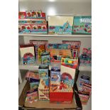 A COLLECTION OF BOXED 'RETRO TOYS', comprising twelve packs of three card games, twelve boxes of