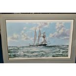 MONTAGUE DAWSON (1880-1973) 'IN FULL SAIL' a limited edition print of training ship 'Sir Winston