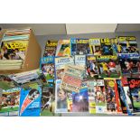 A COLLECTION OF LEEDS UNITED HOME AND AWAY PROGRAMMES, majority from the late 1970's and early