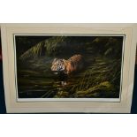 SPENCER HODGE (BRITISH 1943) 'COOLING OFF' a limited edition print of a Tiger 476/850, signed to