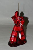 A ROYAL DOULTON FLAMBE FIGURE, 'Samurai Warrior', HN3402, no Limited Edition number, black backstamp