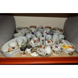 ROYAL WORCESTER 'EVESHAM' TABLE WARES etc, to include casserole dishes with lids, serving dishes,