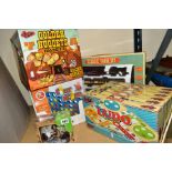 CHILDREN'S GAMES, (as new), to include a Retro Toys Train Set, display box of six Golden Nuggets