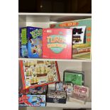 TEN MODERN BOXED GAMES, TOYS AND JIGSAWS, including 'Retro Toys Classic Train Set', Turbo Words