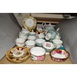 A GROUP OF ASSORTED ROYAL ALBERT TEAWARES ETC, incomplete sets, pattern names Lady Hamilton, Lady