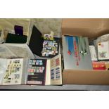 A LARGE COLLECTION OF WORLDWIDE STAMPS IN TWO LARGE BOXES, note mid period Commonwealth, China,