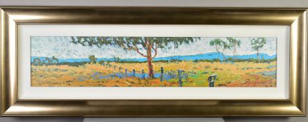 ROLF HARRIS (AUSTRALIAN 1930), 'Midday Shade', an artist proof print of a panoramic landscape, 6/10,