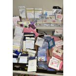 TWO BOXES OF STATIONERY, MOSTLY BABY RELATED, including over seventy packs of birth announcement