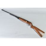A .22'' WEBLEY & SCOTT MK111 AIR RIFLE, serial number A1364, it's rear sight has been removed, the