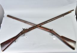 A NATIVE COPY OF THE TWO BAND P53 ENFIELD, it's barrel is approximately 36 3/4'' long and appears