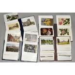 A COLLECTION OF APPROXIMATELY TWO HUNDRED AND FIFTY FIVE POSTCARDS, in four albums, featuring London