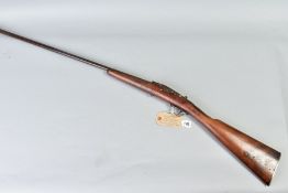 A .410'' 21/2 CHAMBERED SINGLE BARREL SHOTGUN made in Europe fitted with a vertically hinged