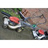 A HONDA GCV160A PETROL LAWN MOWER (frame but no grass box)