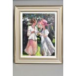 SHERREE VALENTINE DAINES 'ROYAL ASCOT LADIES DAY II' a limited edition print 22/195 of female