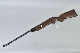 A .22'' HUNGARIAN AIR RIFLE bearing serial numbers 14363 & 16527, it is missing it's rear sight